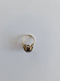 Vintage Quartz 9ct Gold 3.22g Luxury Ring Size K 1/2