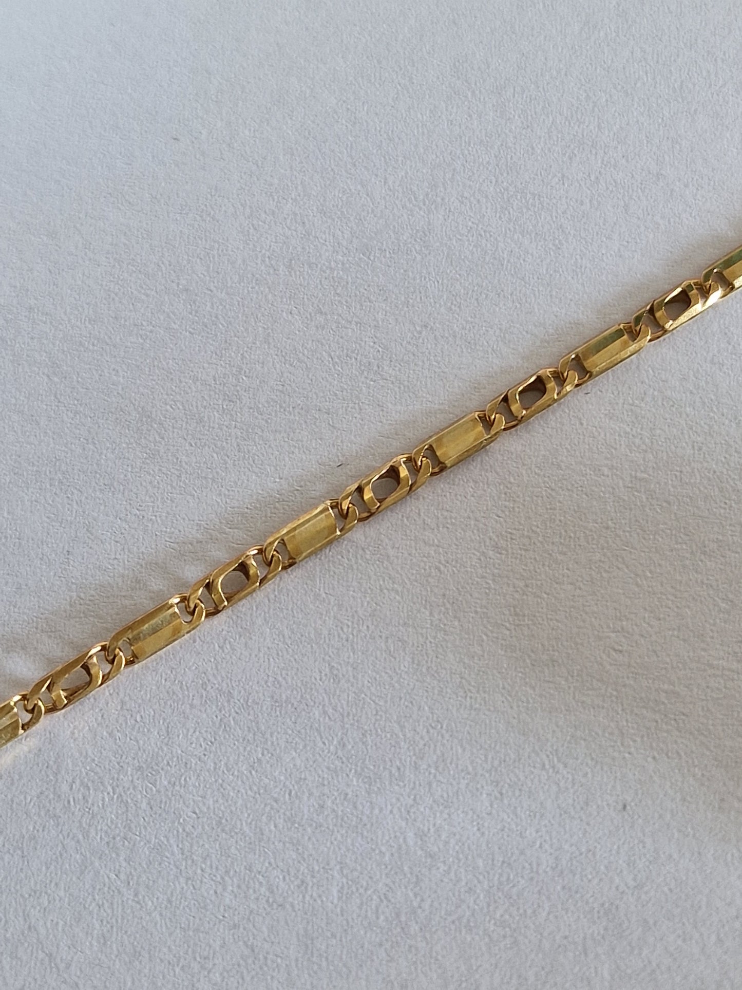 9ct Yellow Gold Fancy Link Bracelet  7.30 Inches / 2.65g